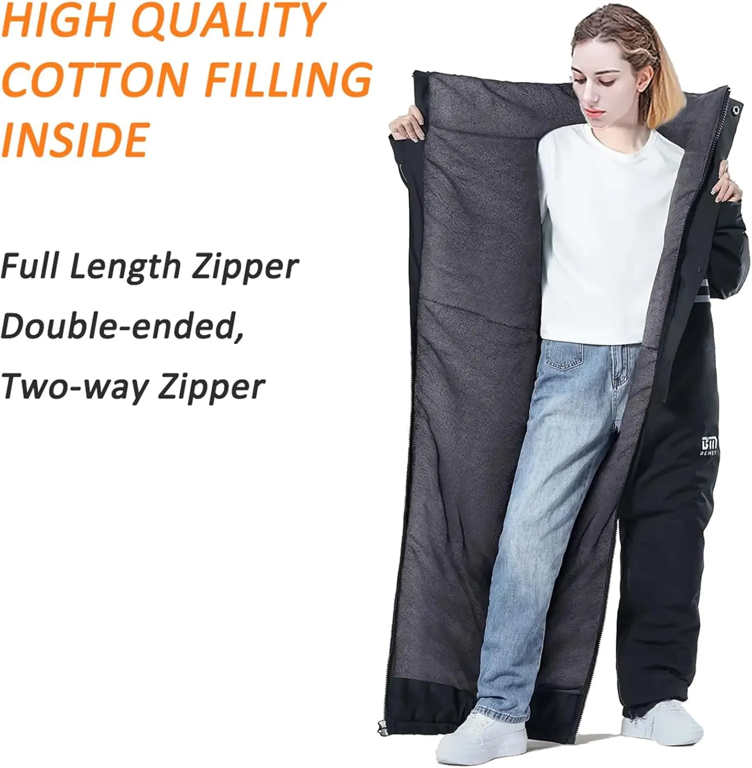 Overoles Para El Frío Para Hombre, Winter Outdoor Riding Insulated Full-Body Suit, Unisex Windproof Freezer Snow Suits 2025