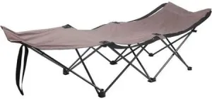Ozark Trail Easy-Fold Wide Camp Cot Made of Durable Polyester and Steel Frame