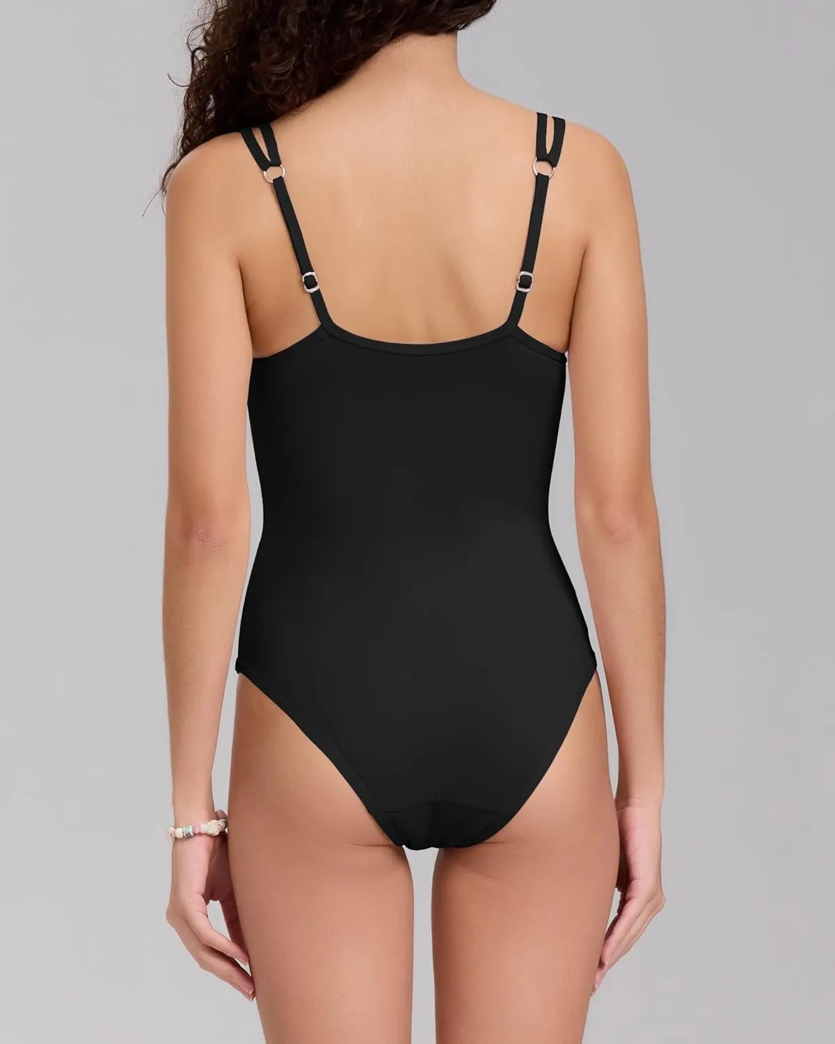 Period Swimwear Women One Piece Swimsuit Leakproof Menstrual Double Strap Sporty Bathing Suit for Teen Girls
