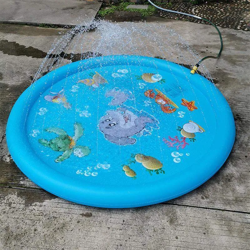 Pet-Friendly Inflatable Sprinkler Mat