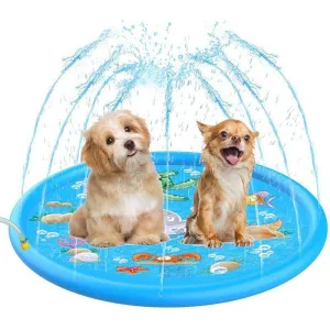 Pet-Friendly Inflatable Sprinkler Mat