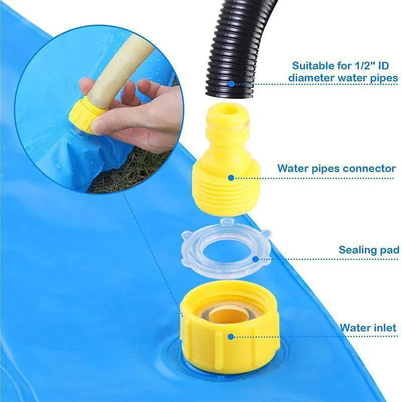 Pet-Friendly Inflatable Sprinkler Mat