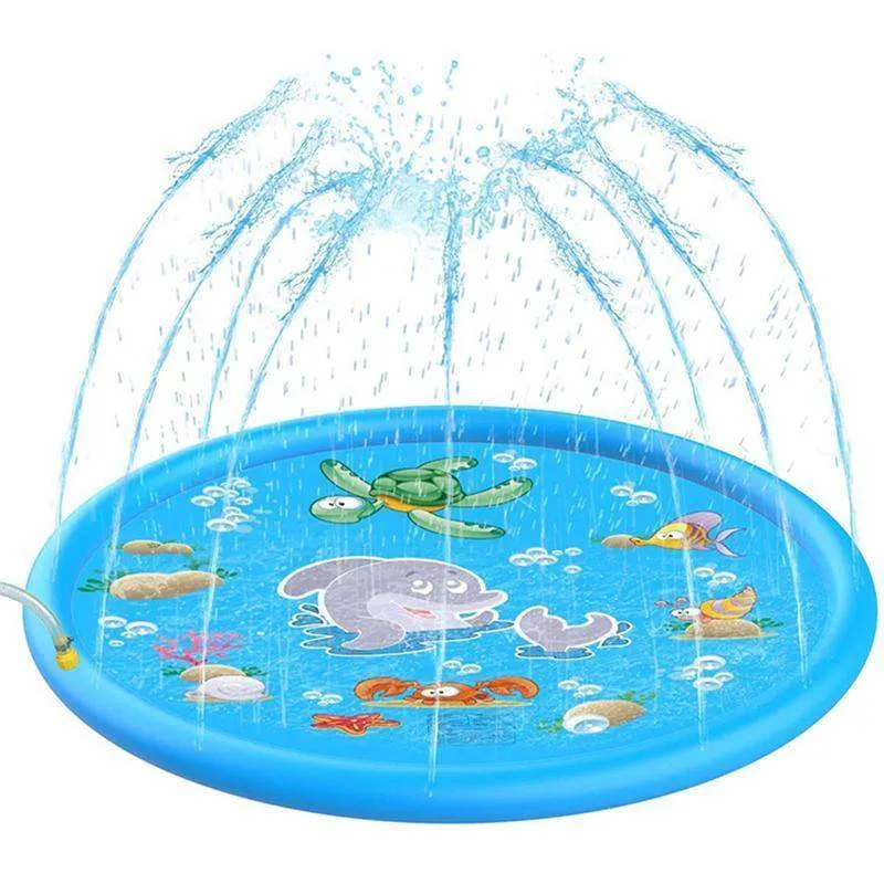 Pet-Friendly Inflatable Sprinkler Mat