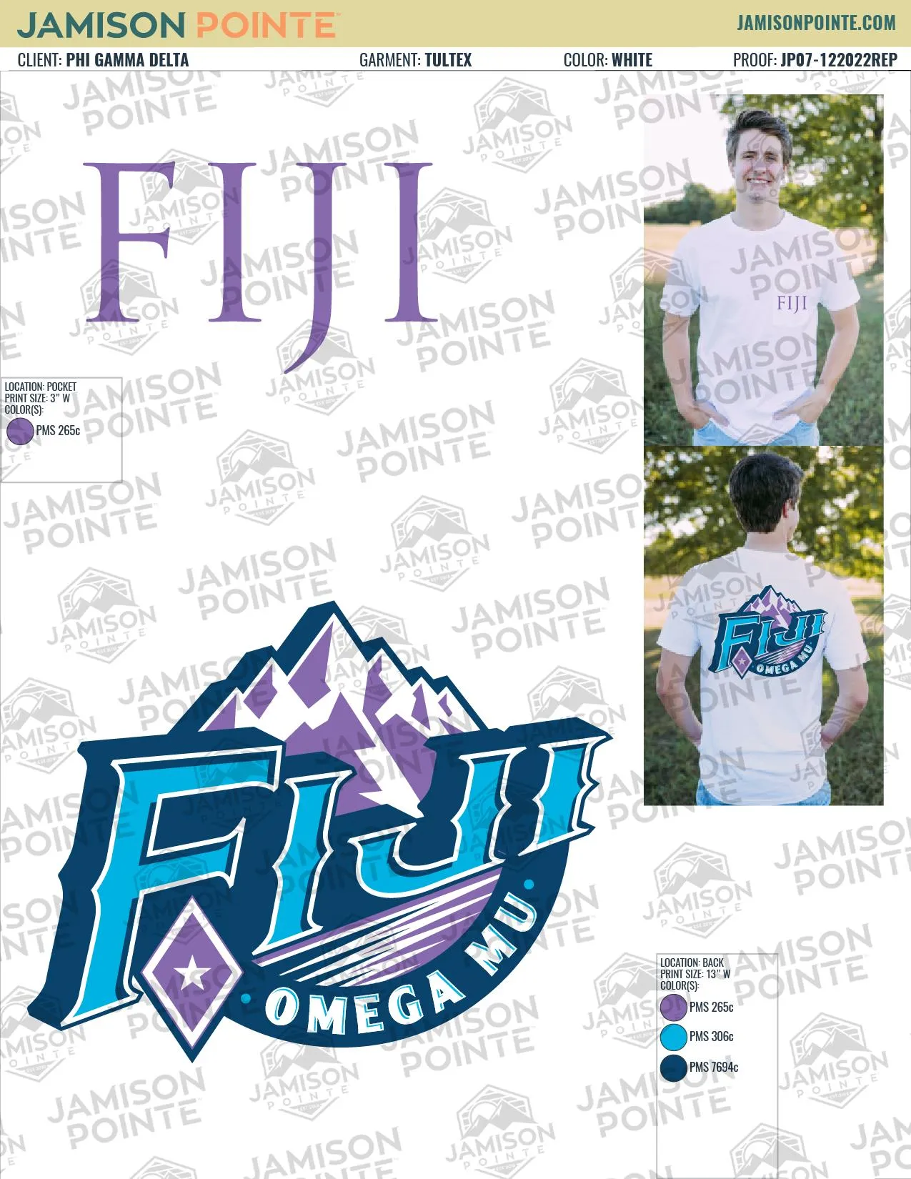 Phi Gamma Delta University of Maine Chapter Shirts T-Shirt