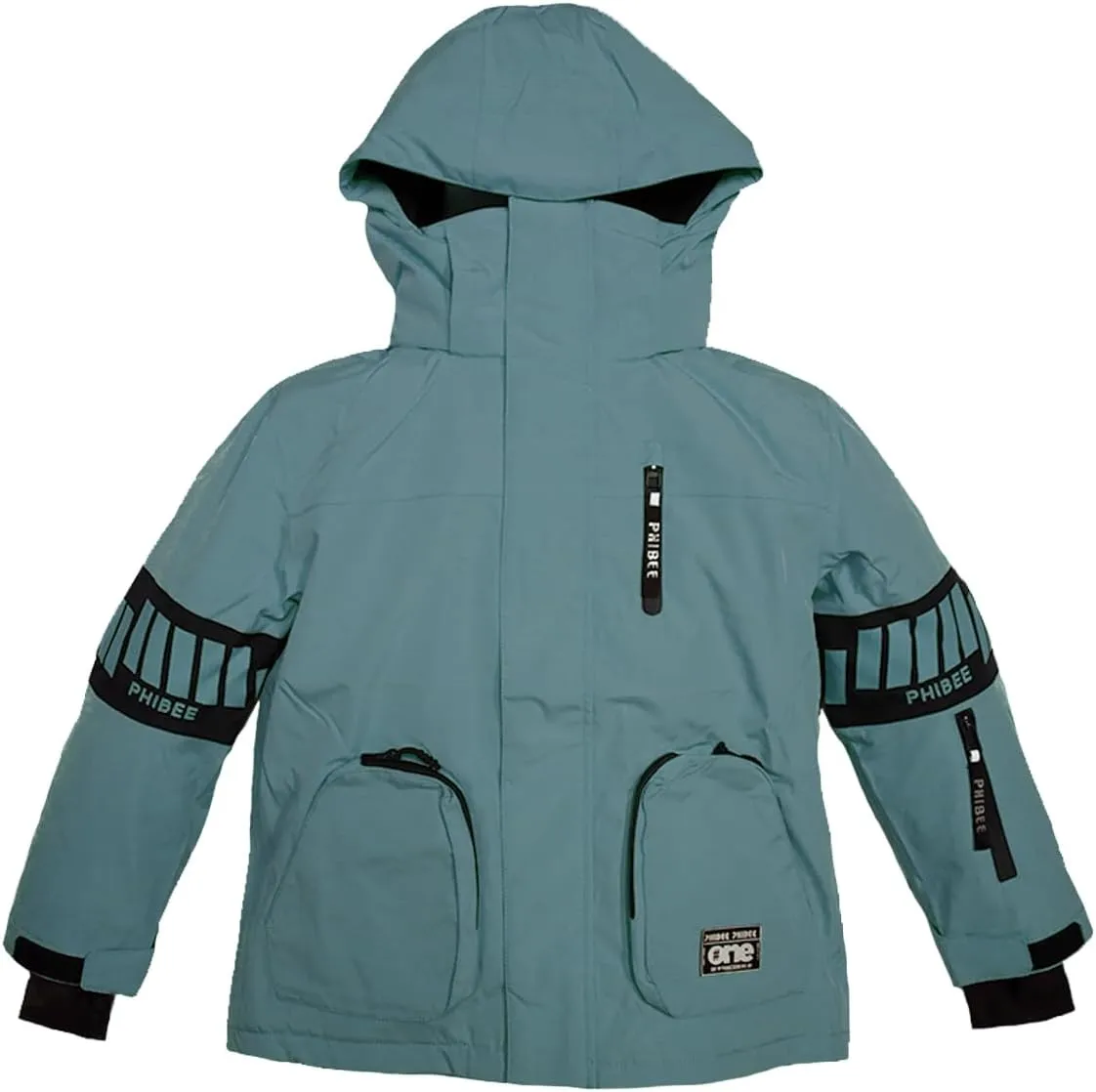 PHIBEE Mens Waterproof Windproof Outdoor Fleece Ski Jacket