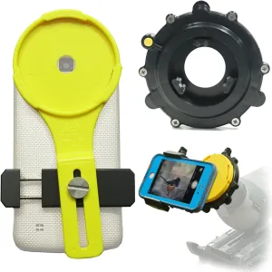Phone Skope Lollipop Universal Digiscoping Kit: Spotting Scope Phone Adapter, Ideal for Binoculars, Microscopes, Hunting, Biology, and Birding - Phone Scope Lenses (U1 (1.2" - 1.8"))