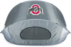 PICNIC TIME NCAA Ohio State Buckeyes Manta Portable Beach Tent - Pop Up Tent - Beach Sun Shelter Pop Up