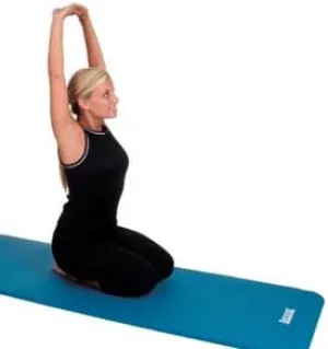 Pilates Mat Dual Surface Aeromat Mats - 5/8” x 23” x 72” - Blue