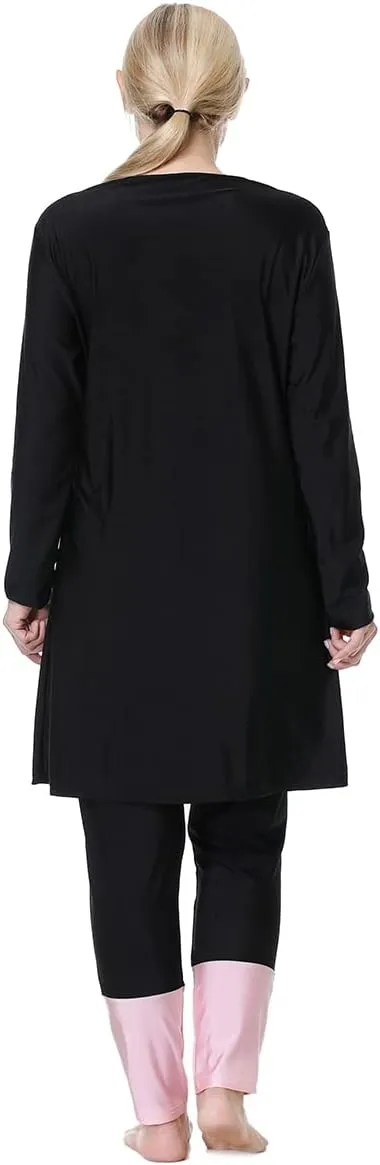 Plus Size Muslim Swimwear for Women Burkini Islamic Swimming Suit