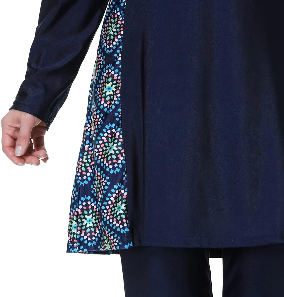 Plus Size Muslim Swimwear for Women Burkini Islamic Swimming Suit