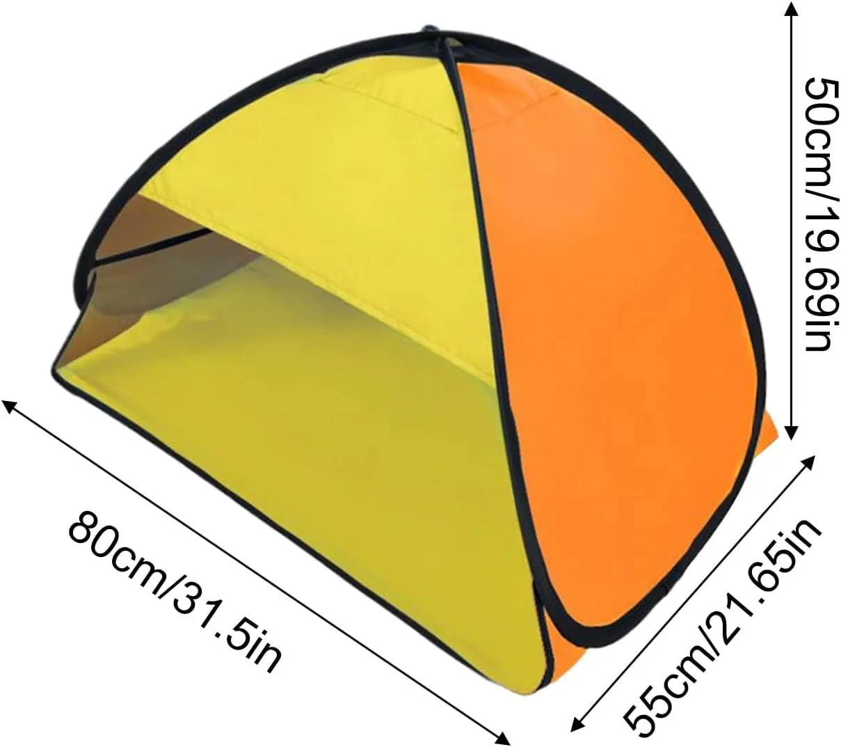 Pop Up Beach Head Tent - UV Blocking Beach Head Canopy - Easy Setup Automatic Sun Shelters for Outdoor Hiking Picnic Sunbathing Fishing