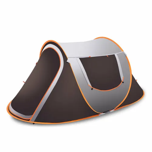 Pop Up Camping Tent - Waterproof Hiking Tents for 4 to 5 Persons - Large Tents Automatic Tarp Tent for Outdoor, Beach