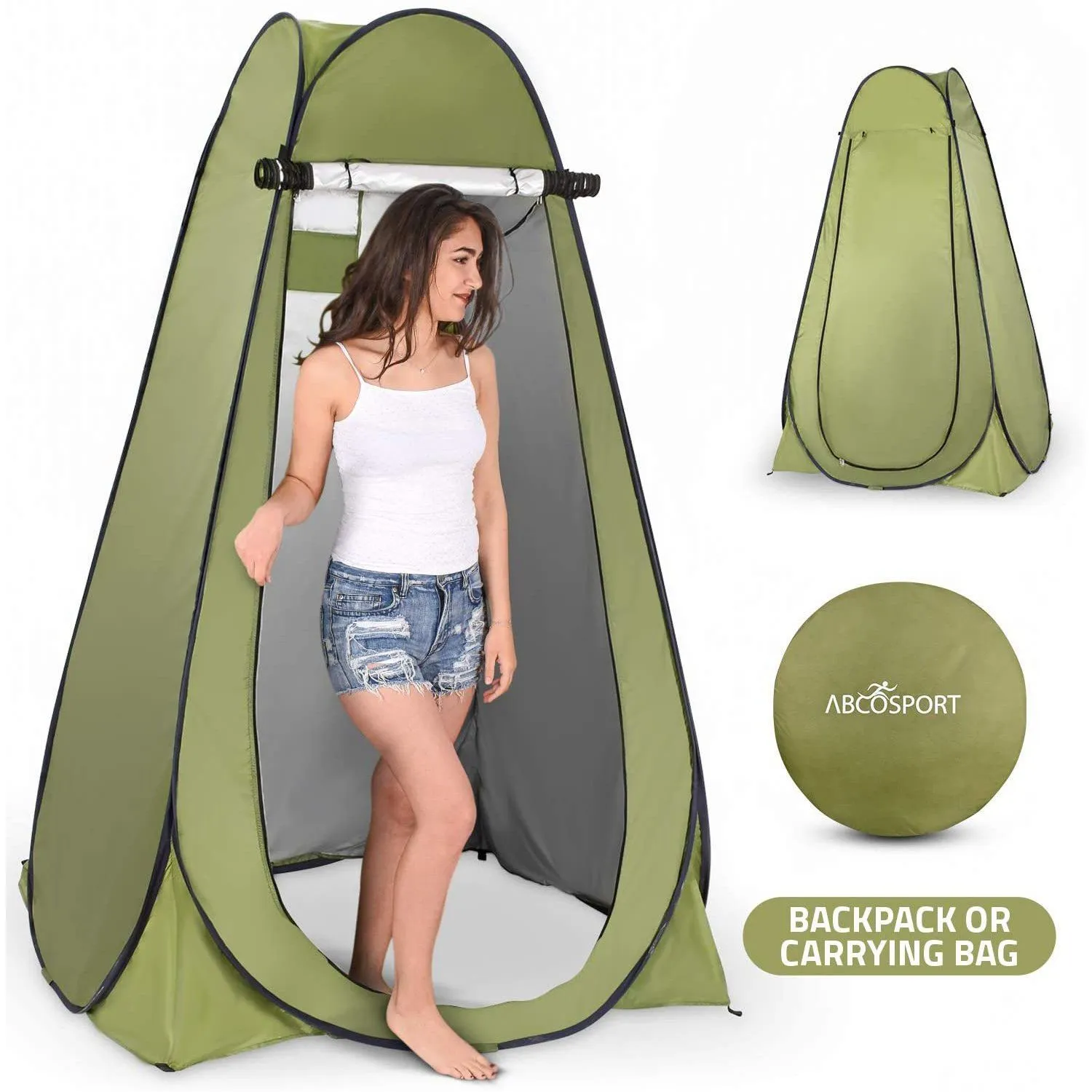 Pop Up Privacy Tent - Instant Portable Outdoor Shower Tent, Camp Toilet, Changing Room