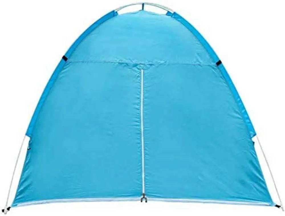 Pop Up Quick Opening Beach Tent, Waterproof Sun Shelter Sunscreen Shade Canopy for Pool Party Vacatio,Blue
