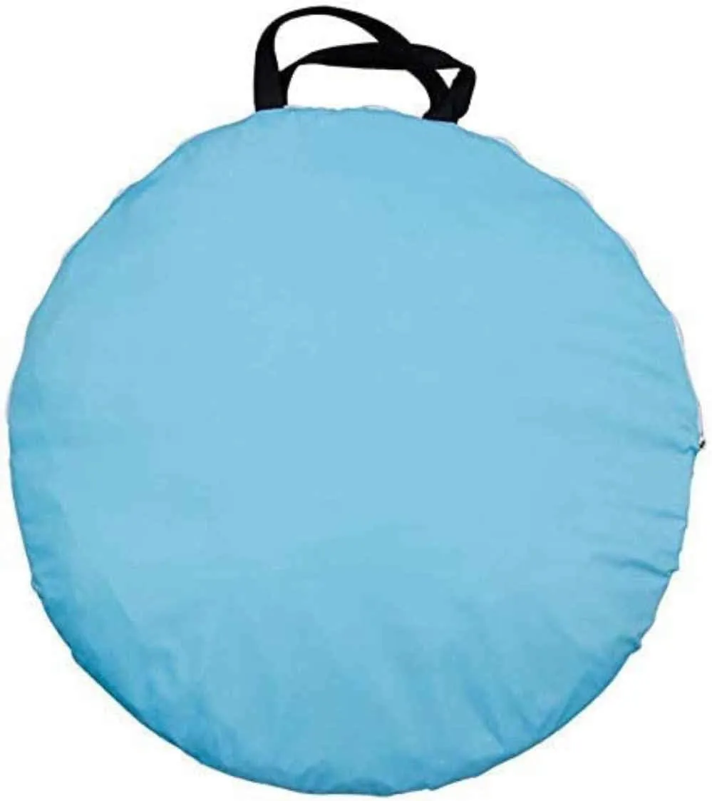Pop Up Quick Opening Beach Tent, Waterproof Sun Shelter Sunscreen Shade Canopy for Pool Party Vacatio,Blue