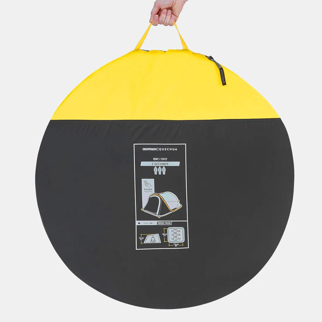 Pop-up Tent 3 person - 2 Seconds