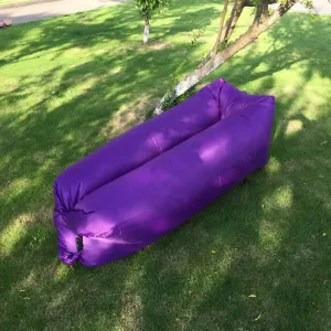 Portable Inflatable Bed Sleeping Sofa for Travelling Camping Purple