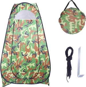 Portable Pop Up Privacy Shower Tent,Instant Outdoor Privacy Tent,Rain Shelter,Changing Room for Camping Hiking Beach Toilet Shower Bathroom (Camouflage)