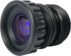 PVS14 PVS31 Objective Lens 58 Degrees Extra-Large Angles Night Vision Tube Binocular Monocular NVG Lens,Black