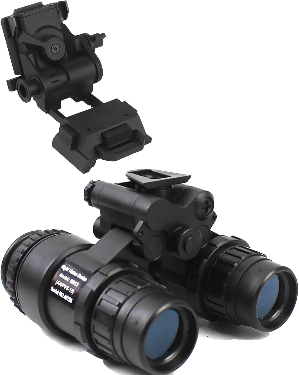 PVS15 Night Vision Goggles Dummy Model With Mount, Binocular for Tactical Helmet NVG Mount, CS Game, Cosplay Prop, No Function