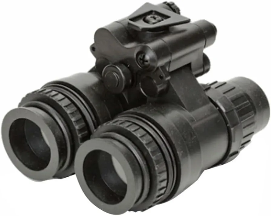 PVS15 Night Vision Goggles with Mount, Military Tactical Dual-Tube Binocular Model Dummy Night Vision Goggles Mount Set for Airsoft Cosplay Hunting Helmet Binocular-Black
