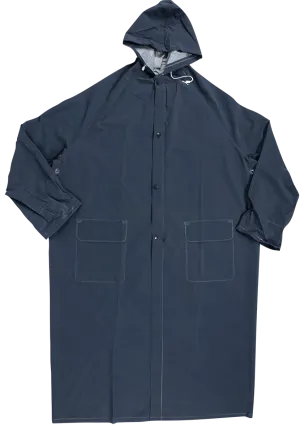 Rain Coat Rubberised - Navy