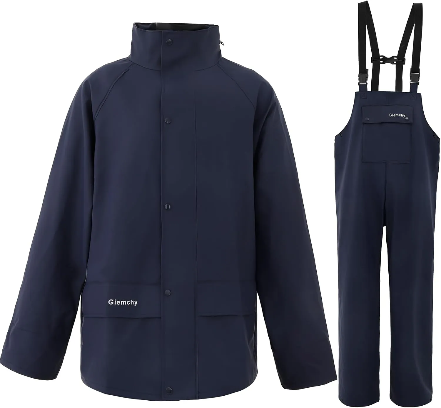 Rain Suit For Men & Women Waterproof Heavy Duty Rain Gear Outdoor Work Fishing Jacket & Trouser Breathable Raincoats