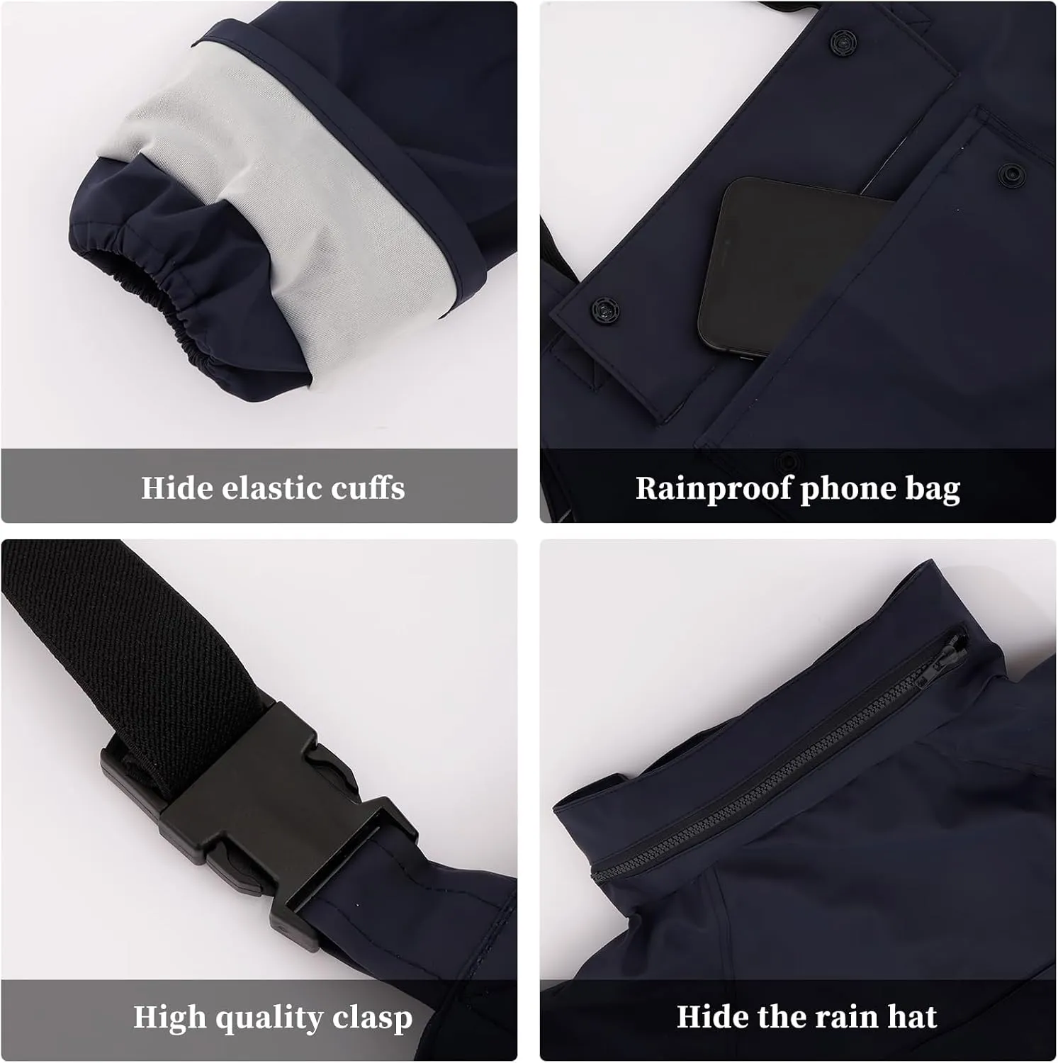 Rain Suit For Men & Women Waterproof Heavy Duty Rain Gear Outdoor Work Fishing Jacket & Trouser Breathable Raincoats