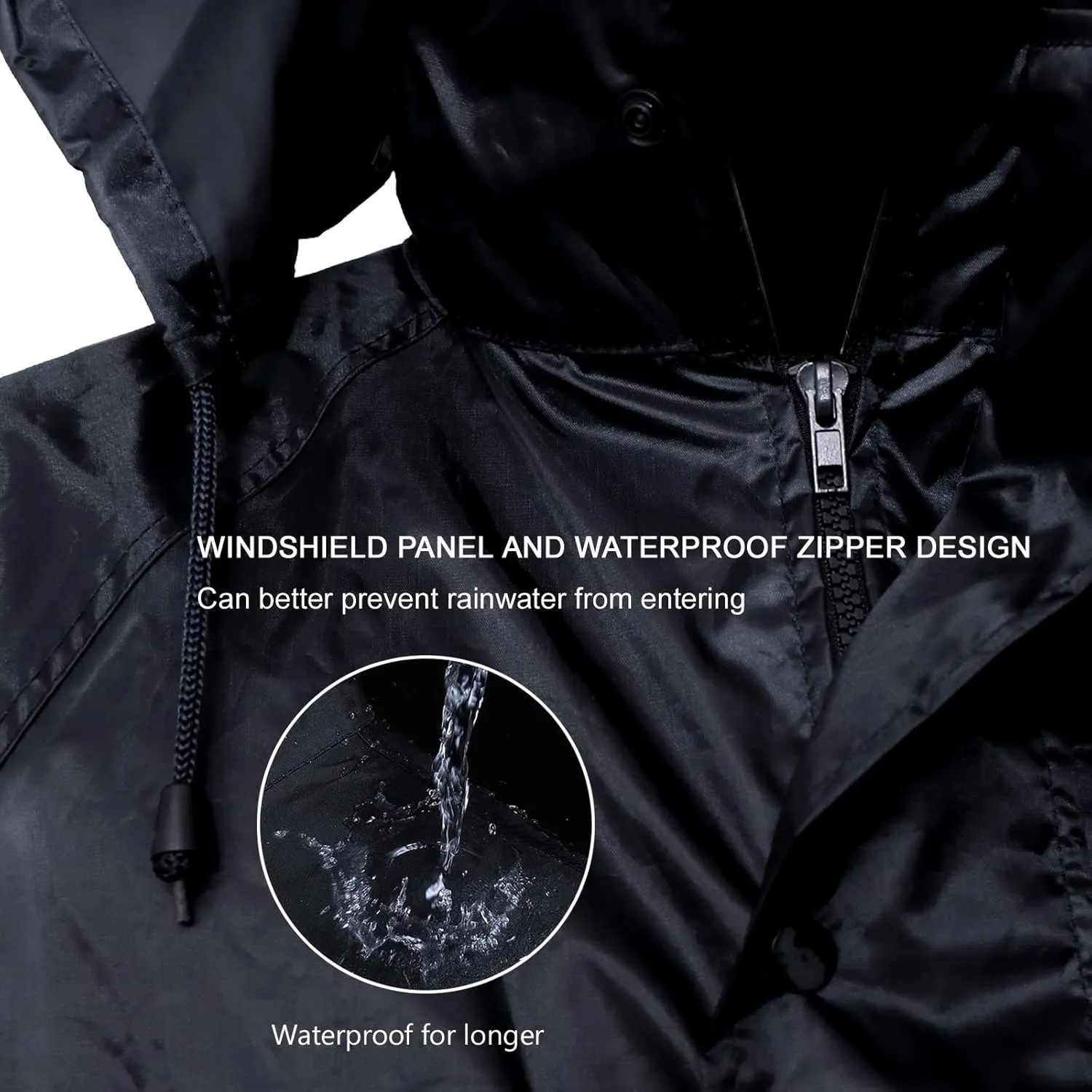 Rain Suit, Gear for Men Women Waterproof Work Lightweight Rainwear Coat (Jacket & Pants)