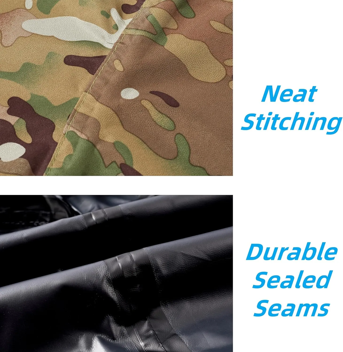 Rain Suit, Rain Gear for Men Waterproof, Camo Rain Jacket, Lightweight Rain Coat for Fishing, Hunting, Hiking