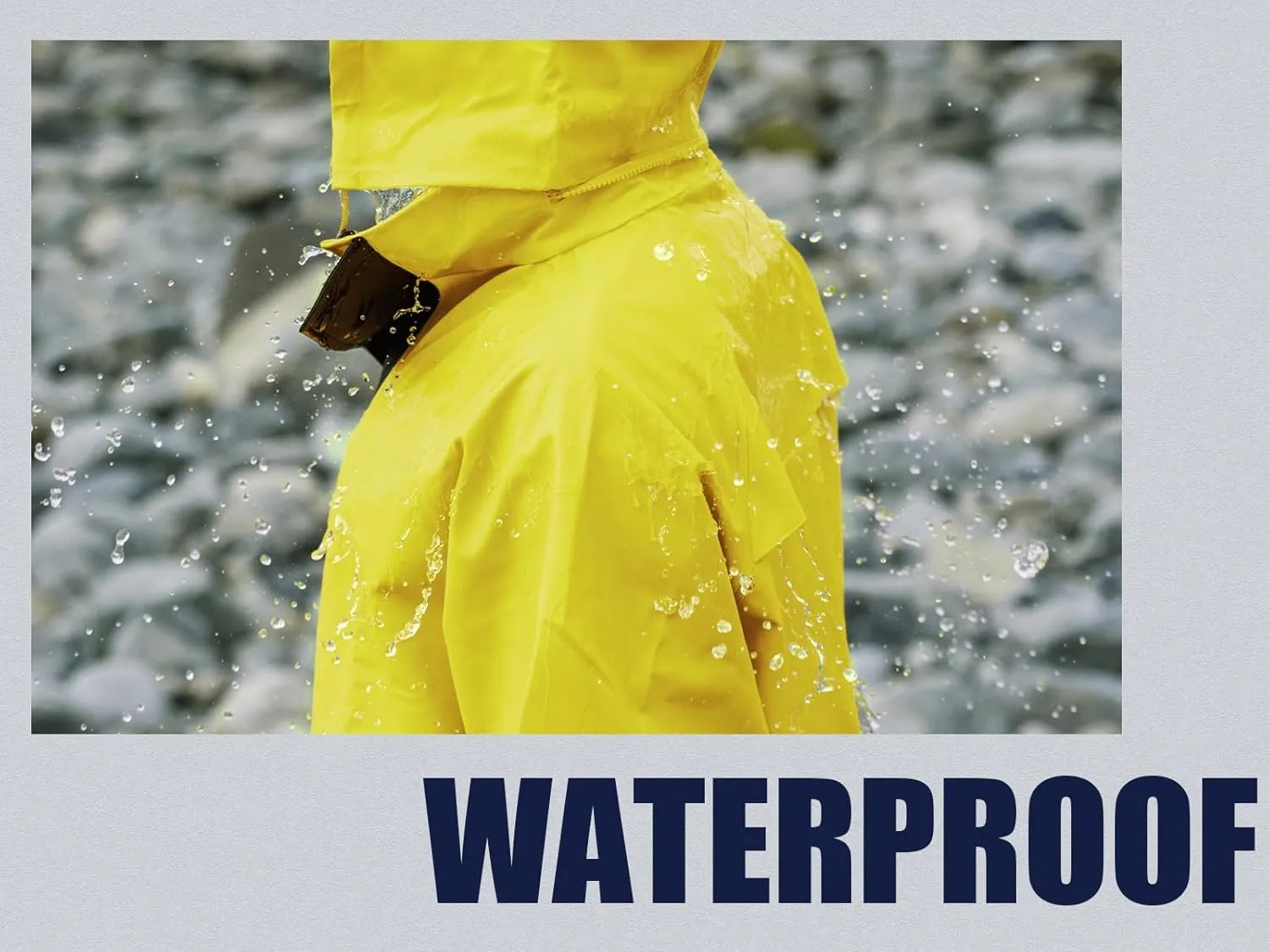 Rain Suits Waterproof for Men Women Heavy Duty Rain Gear High Visibility Reflective Jacket Bib Pants