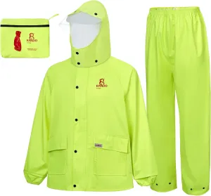 RANDO Rain Suits For Men And Women Waterproof | Motorcycle Rain Gear | Heavy Duty Rainwear (BST)