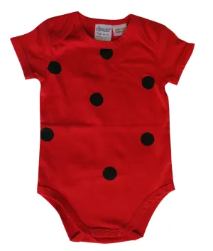Red Lady Bug baby suit