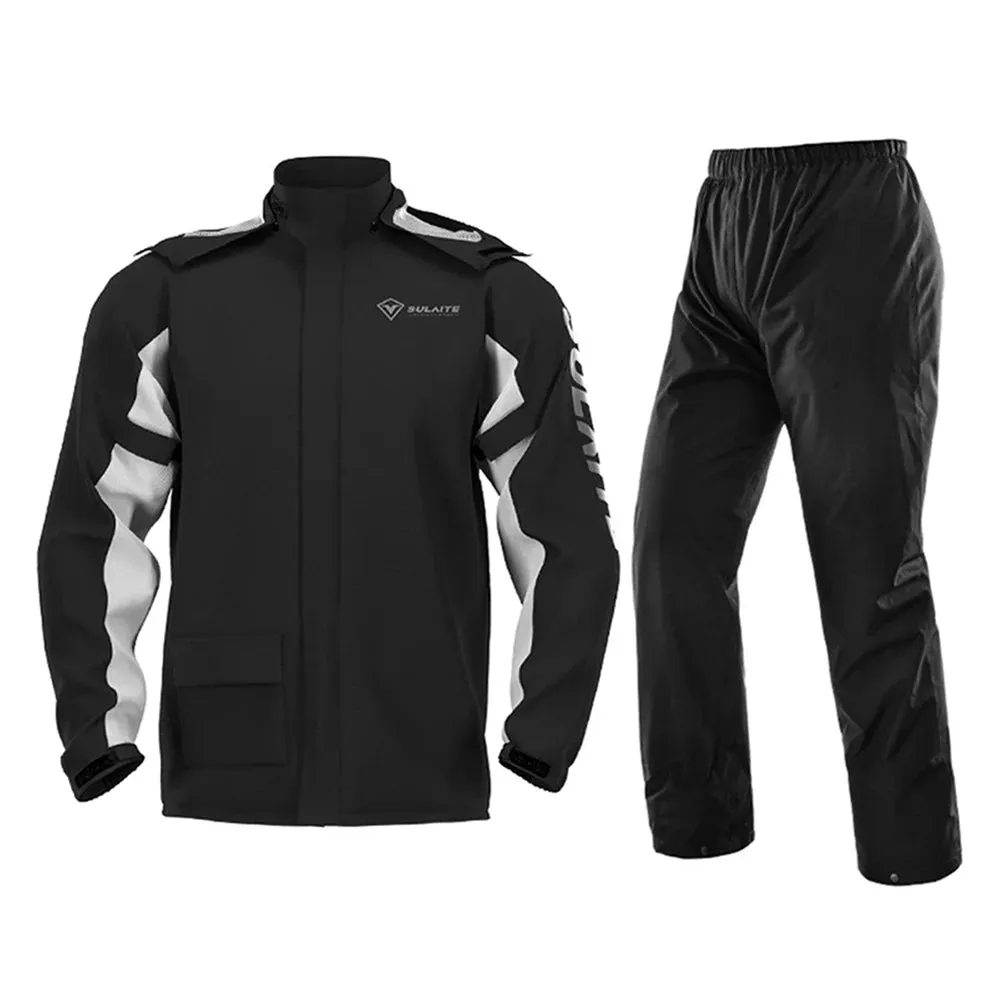 Reflective Waterproof Motorcycle Raincoat Suit