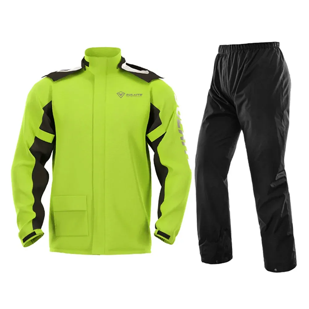 Reflective Waterproof Motorcycle Raincoat Suit
