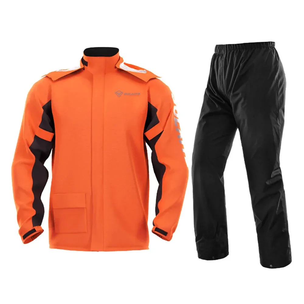 Reflective Waterproof Motorcycle Raincoat Suit
