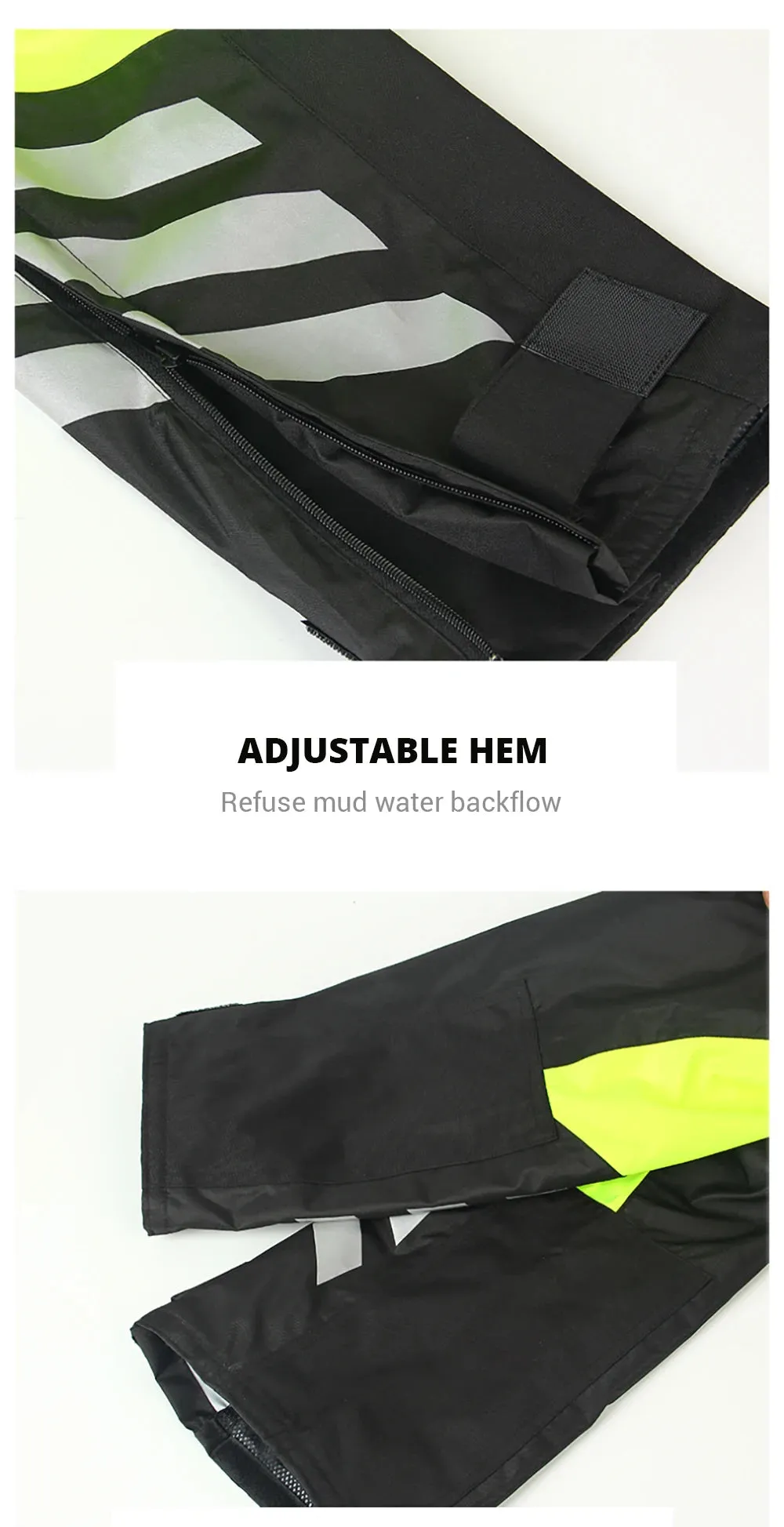 Reflective Waterproof Motorcycle Raincoat Suit