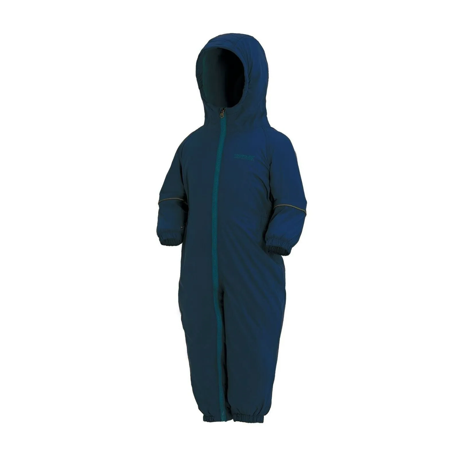 Regatta Kids Splosh Waterproof Padded All In One Rain Suit