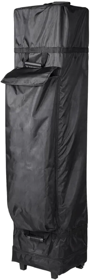 Replacement Wheeled Canopy Bag for 10x15 Canopy Instant Tent Universal Canopy Tent Roller Bag Black 1680D Oxford Fabric Outdoor Instant Canopy Storage Bag with Handles
