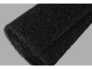 RETICULATED FOAM – BLACK/DARK CHARCOAL – 10 PORES PER INCH (PPI)