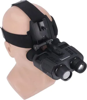 ROBBIN Military Digital IR Night Vision Goggles, 4X Zoom Adult Night Vision Binoculars, for Viewing 984Ft/300M in 100% Darkness for Hunting