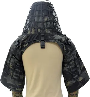 ROCOTACTICAL Sniper Ghillie Suit Foundation, Ripstop, Ghillie Viper Hood, Camouflage Sniper Coat