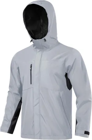 Rodeel Waterproof Fishing Rain Coat and Pant Suit for Men Outdoor Hiking (Rain Gear Jacket & Trouser Suit)