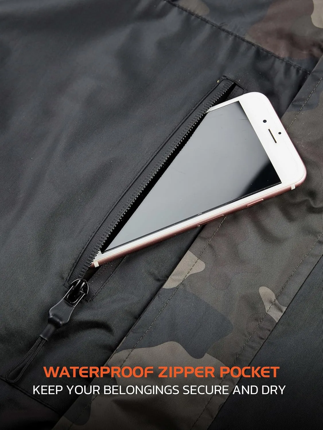 Rodeel Waterproof Fishing Rain Suit for Men (Rain gear Jacket & Trouser Suit)