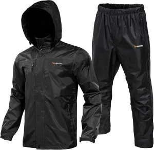 Rodeel Waterproof Fishing Rain Suit for Men (Rain gear Jacket & Trouser Suit)