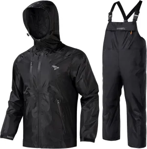 Rodeel Waterproof Jacket and Overalls Set Waterproof Rain Jacket Bid Suit Ultimate Protection for Outdoor Adventures