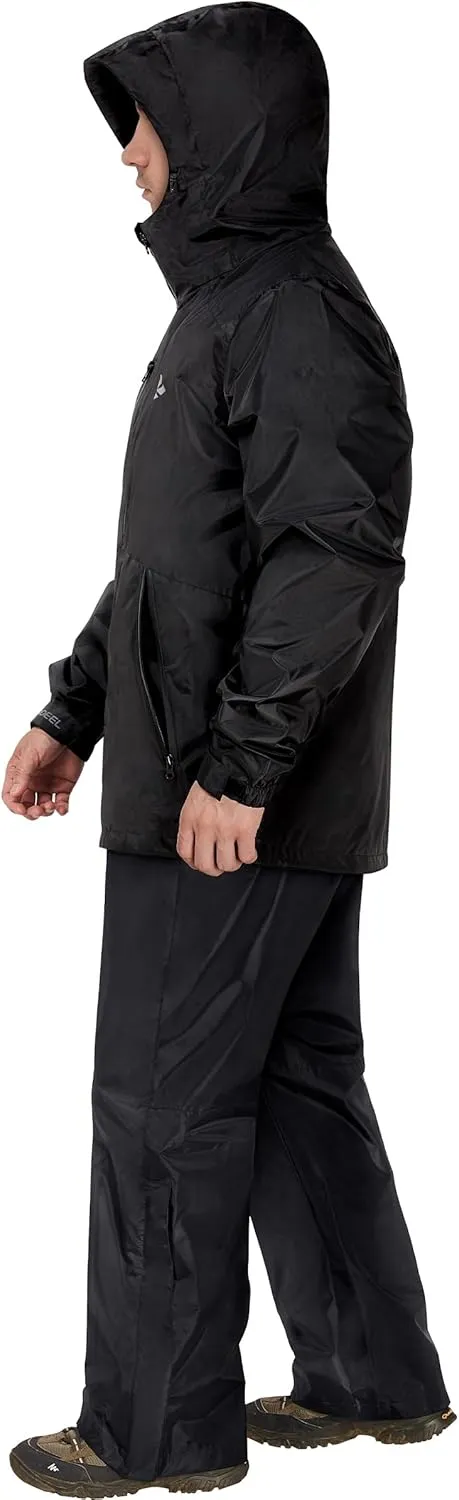 Rodeel Waterproof Jacket and Overalls Set Waterproof Rain Jacket Bid Suit Ultimate Protection for Outdoor Adventures