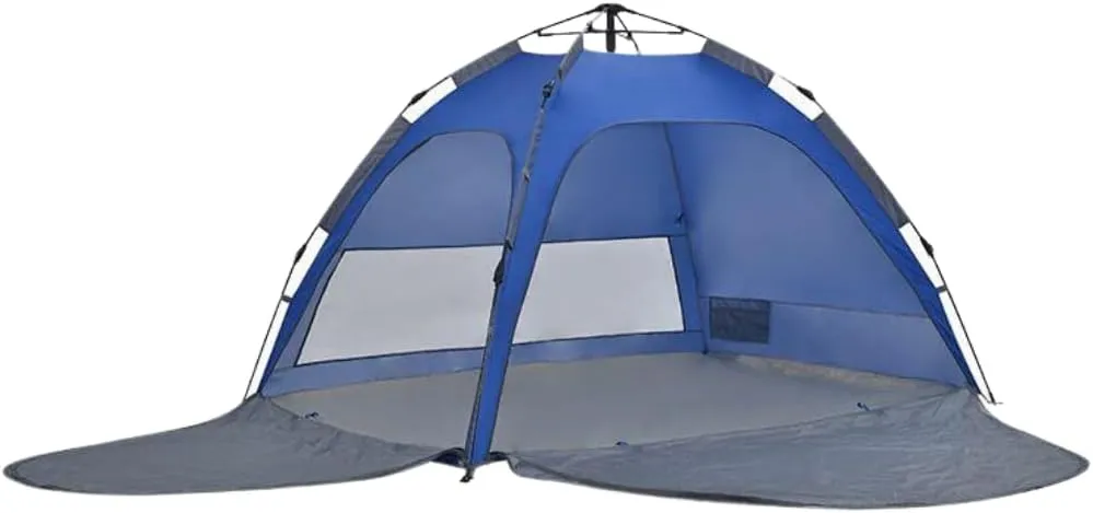 ROFFT Camping Tent, 3 Person Instant Pop Up Tent Water Resistant Three Layer Automatic Dome Tent, Large Lightweight 2 Seasons, Backpacking Tent for camping and beach Extensible Porch two mesh doors