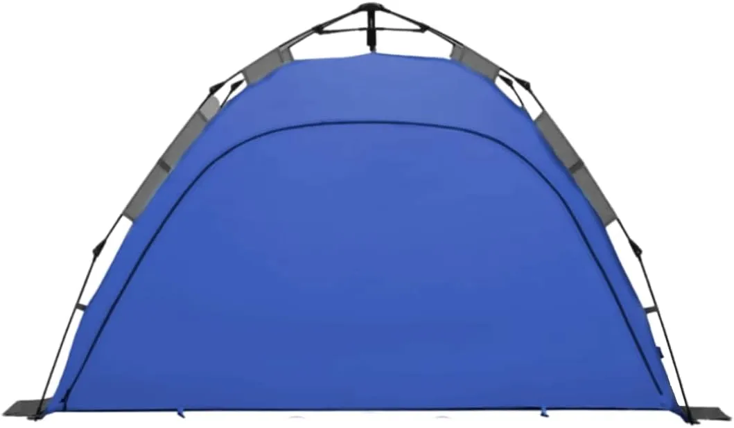 ROFFT Camping Tent, 3 Person Instant Pop Up Tent Water Resistant Three Layer Automatic Dome Tent, Large Lightweight 2 Seasons, Backpacking Tent for camping and beach Extensible Porch two mesh doors
