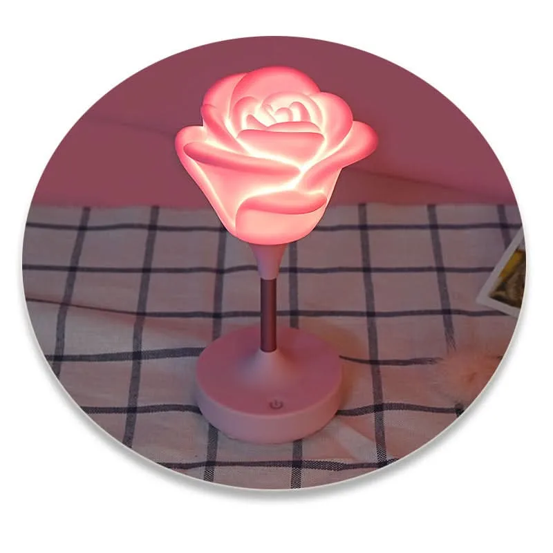 Romantic Rose Night Light USB Rechargeable